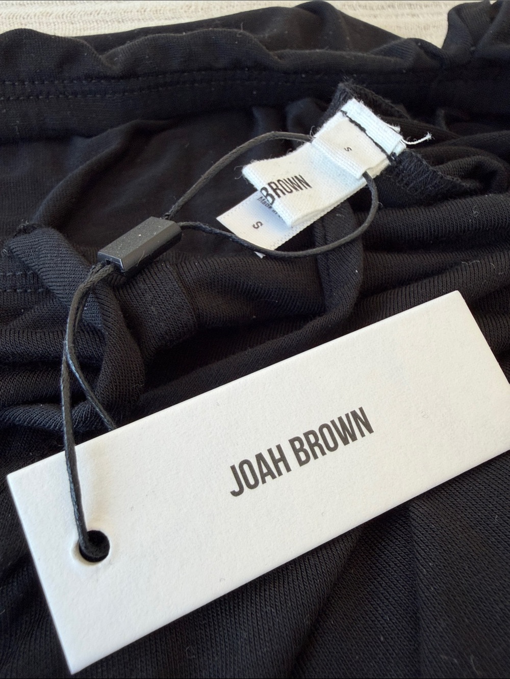 NWT Joah Brown Relaxed Straight Leg Pant Black S - Picture 9 of 10